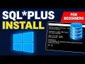 How to Install SQL Plus on Windows 11 Step by Step for Absolute Beginners 2026
