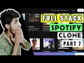 Spotify Clone With React js and Node js Tutorial 7