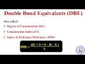 Double Bond Equivalents DBE