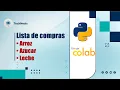 Python - 17 Ingresar y mostrar los productos de la lista de compras