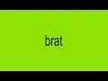 apple - charli xcx (sped up)