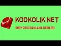 Ruby Programlama Dersleri - Degiskenler