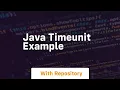 java timeunit example