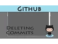 Deleting commits from GitHub remote