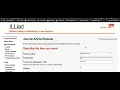 Requesting Articles Using Interlibrary Loan