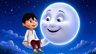 Chanda Mama Song, चंदा मामा गीत, Hindi Rhyme For Kids