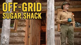 Raising the Timber Frame Maple Sugar Shack with my Apprentice: Off-grid Cabin Build
