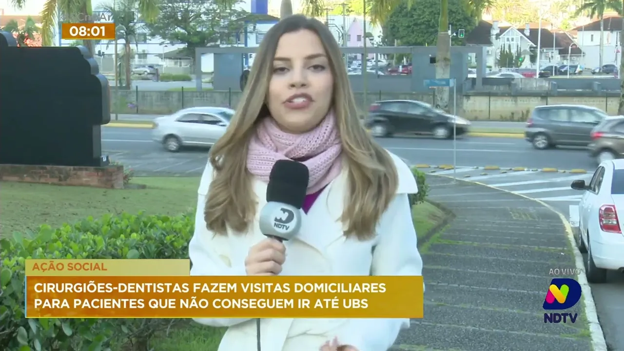 Profissionais de odontologia realizam em visitas domiciliares em Jaraguá do Sul