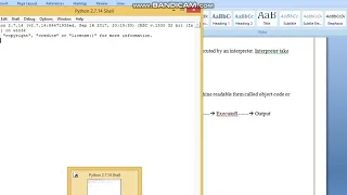 Python interpreter and interactive mode-unit2