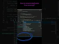 JS remove duplicates from an array