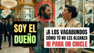 Dependienta de Tienda de Lujo HUMILLA A CLIENTE humilde;¡CUÁNDO DESCUBRE que ES EL DUEÑO, se arrodi.