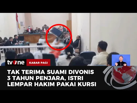 Ricuh! Istri Terdakwa Lempar Hakim Pakai Kursi di Sidang Kasus Pencabulan
