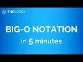 Data Structures and Algorithms Learn Big-O Notation in just 5 Minutes