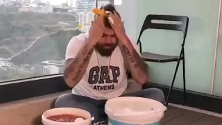 کلیپ جدید بهادر وحشی ترکیبی پرو دوتا سطل پراز ماست تخم مرغ و بقیه شو هم نمیدونم چیه خودتون ببینید 