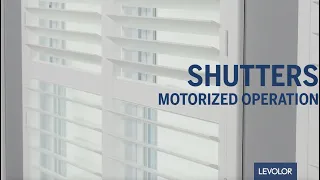 LEVOLOR Custom Motorized Shutters
