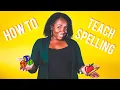 How to teach spelling to special needs students
