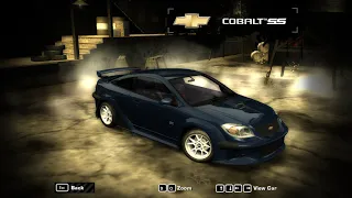 NFS MW 2005 Cobalt SS Junkman Build 