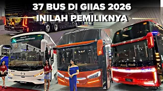 Inilah PO Pemilik dari 37 Bus di GIIAS 2026