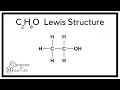 C2H6O Lewis Structure Dimethyl Ether