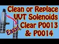Fix P0013 P0014 Codes - Clean or Replace VVT Solenoids Chevy Equinox Rough Idle Check Engine Light