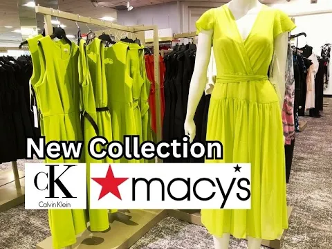 Download MP3 ❤️Calvin Klein's New Collection at Macy's | Summer & Autumn Collection | Simple & Elegant Dresses