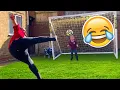 KIDS IN FOOTBALL TRY NOT TO LAUGH EDITION