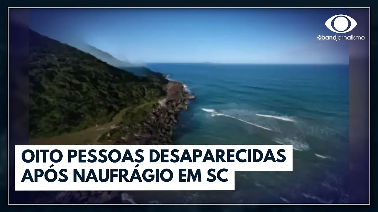 Barco pesqueiro naufraga em Santa Catarina | Jornal da Band