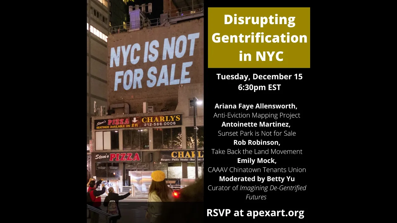Disrupting Gentrification in NYC
