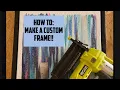 How to Make Custom Shadow Box Frames-The EASY way