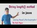 Java String length method Java String length Method With Examples