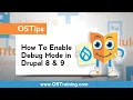 How To Enable Debug Mode in Drupal 8 9