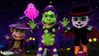 Halloween Night 🎃 | I See a Ghost! 👻 | Spooky Songs for Kids | GiggleBellies