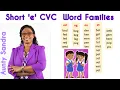 Blending Short e CVC Words Rhyming Words Spelling Phonics Phonemic Awareness Listening