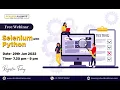 Webinar - Selenium with Python