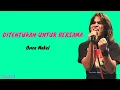 Download Lagu Once Mekel - Ditentukan Untuk Bersama ( Lirik Lagu )