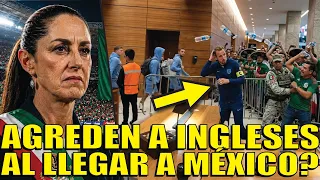 ASÍ RECIBIERON LOS MEXICANOS AL EQUIPO DE INGLATERRA DENTRO DE SU HOTEL!