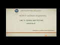 15CS51T -UNIT 5-Coding and Testing lect 47