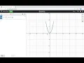 Graph Move and Cut a Parabola using Desmos Calculator