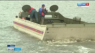 В Омске прошли учения МЧС