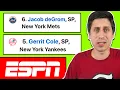 Reacting to ESPN Top 100 Players in MLB Rankings