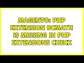 Magento PHP Extension bcmath is missing in PHP Extensions Check