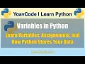Python for Beginners - Introduction to Variables in Python Lesson 5 Free Full Course