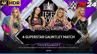 WWE 2K24  - Cora Jade Vs Alexa Bliss , Liv Morgan, Nikkita lyons
