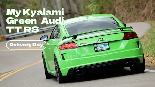 Delivery Day - My New Audi TT RS in Kyalami Green