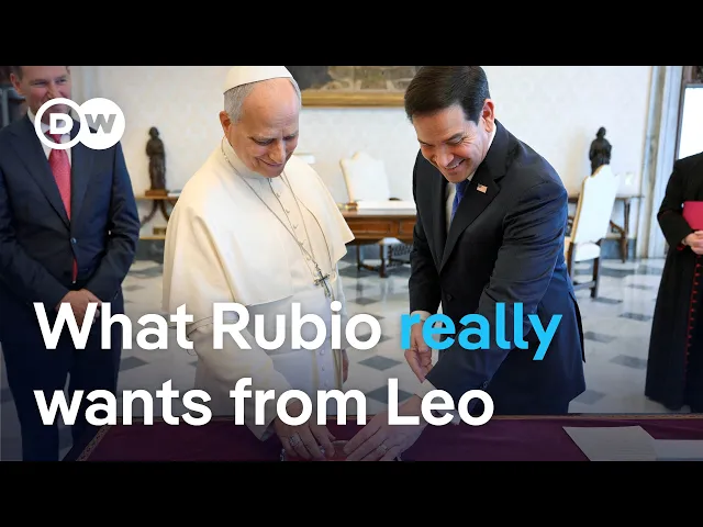Video: After tensions, Rubio meets the Pope | DW News