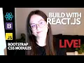 BUILD A REACT JS PROJECT Dashboard App in ReactJS with Bootstrap Tutorial for beginners Part 2