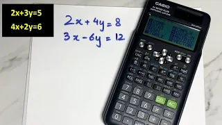 How to solve Linear equation on scientific calculator