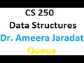 CS250 Data Structure Dr Ameera Jaradat Queue
