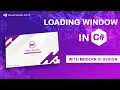How to create a Splash Screen in C 2020