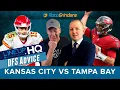 GRINDERSLIVE - KANSAS CITY VS TAMPA BAY SUNDAY NFL DFS PICKS ROTOGRINDERS